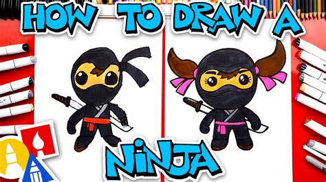 How To Draw A Ninja Art For Kids Hub