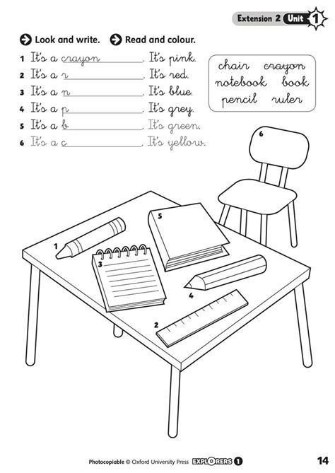 The Worksheet For Reading And Writing In Spanish With An Image Of A Chair