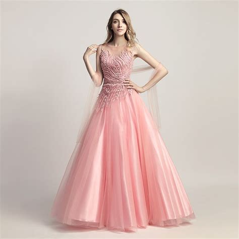 Pink And Turquoise Ball Gown Lx Prom Dresses Designer Prom
