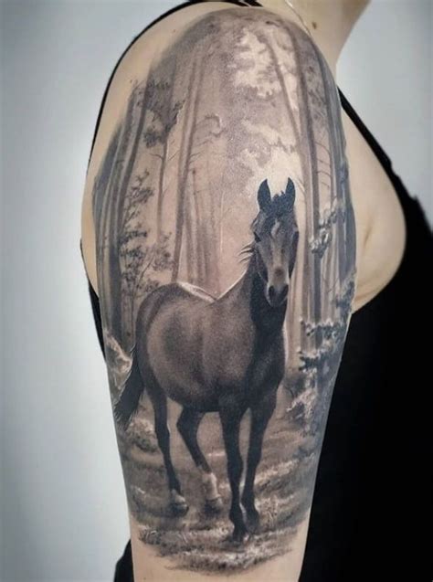 15 Spectacular Horse Tattoos And Their Symbolic Meanings Artofit