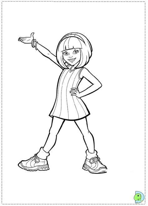 Lazy Town Coloring Page