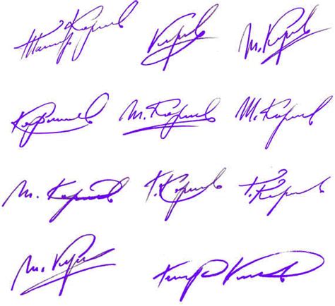 Design Of A Personal Signature Signature Ideas Signature Fonts