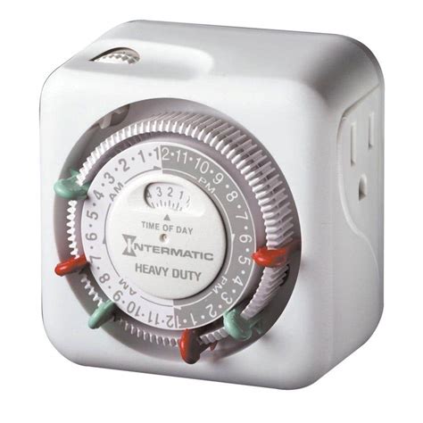 Intermatic 15 Amp Heavy Duty Indoor Plug In Dial Timer Tn311 The Home