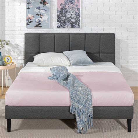 Zipcode Design™ Colby Tufted Upholstered Low Profile Platform Bed