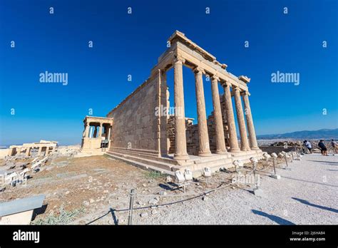 Atenas Grecia 26 De Julio De 2021 La Acrópolis La Ciudadela Más Famosa El Partenón En Las