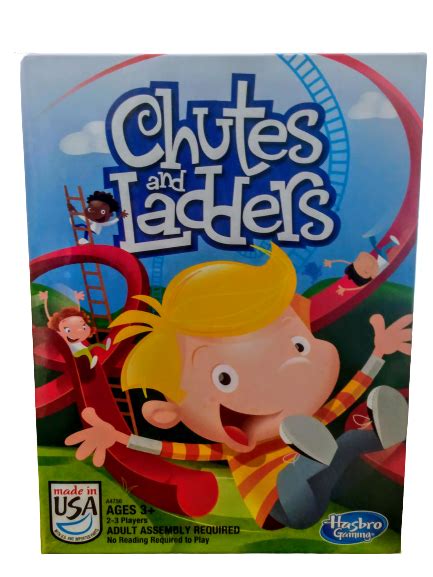 Chutes And Ladders Classic Board Game By Hasbro Ages 3 Brand New 2 3