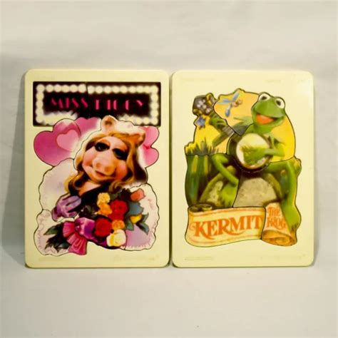Vintage Fisher Price Muppets Kermit The Frog And Miss Piggy Puzzles 541