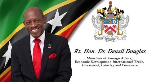 The Right Hon Denzil L Douglas The Government Of St Kitts And Nevis