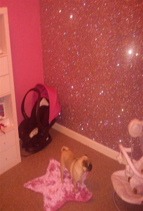 Glitter Sparkle Shades Of Pink Glitter Paint For Walls Boy Room