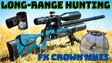 Long Range Hunting FX Crown MkII Airgun Pest Control YouTube