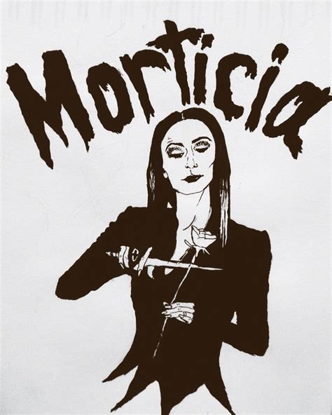 The character was created by cartoonist charles addams in 1933. #chineseink #morticia #addams in 2019 | Adams family ...