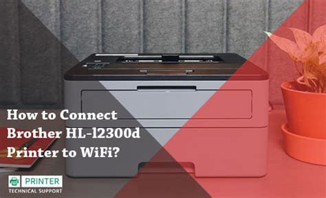 Press the up or down arrow key to select the following: How to Connect Brother HL-l2300d Printer to WiFi | Printer ...