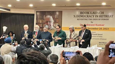 India ‘largest Flailing Democracy Says Hamid Ansari Talks Of