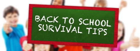 Back To School Survival Tips