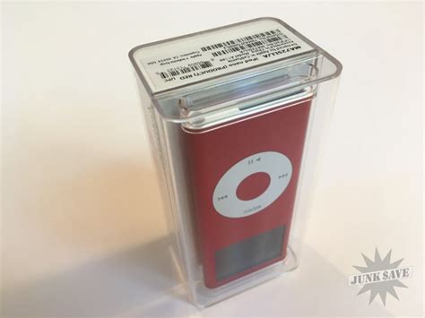 Product Red Ipod Nano 2gb 2nd Generation Still Sealed Junksave