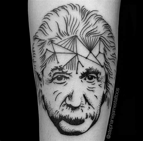Blackwork Portrait Geometric Tattoo By Orlando Tattoo Artist