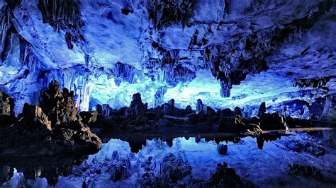 Beautiful Blue Deep Blue Cave - Nature Other HD Desktop Wallpaper
