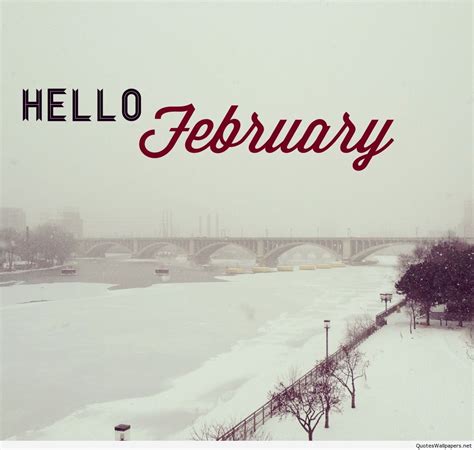 Hello-february-winter-image | February images, Hello february quotes, February wallpaper