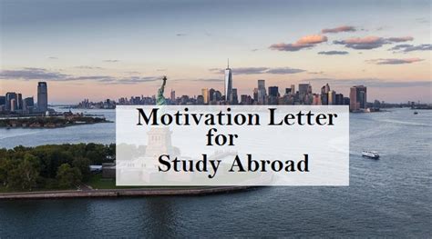 I am pretty highly motivated person in terms if you are experiencing living abroad, you're an avid traveller or want to promote the city where you. Best Motivation Letter for Study Abroad PDF and DOC