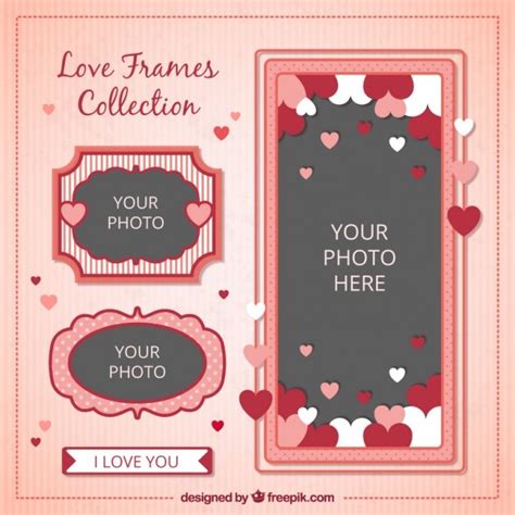 Free Vector Valentines Day Frame Collection