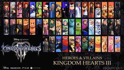 Media Kh3 The Heroes And Villains Of Kingdom Hearts 3 Kingdomhearts
