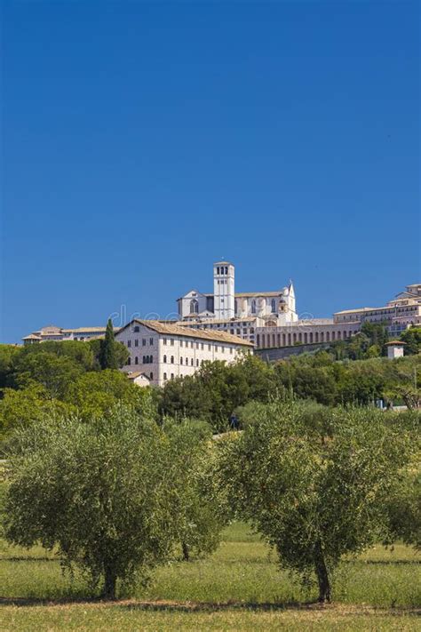 assisi old town province of perugia umbria region italy stock image image of basilica