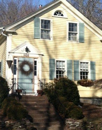 Maybe you would like to learn more about one of these? LtGrShutt | Yellow house exterior, Beach house exterior ...