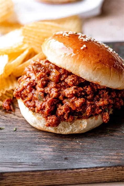 Sloppy Joes Recipe Easy Sloppy Joes Recipe Homemade Sloppy Joes With