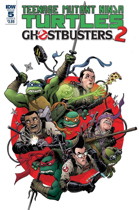 Teenage Mutant Ninja Turtles Ghostbusters 2 5 Wilson Iii Cover