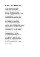 Le livre numérique (en anglais : Unseen Poem Homework Sheet | Teaching Resources