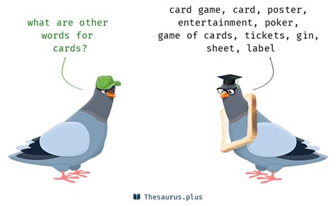 More 350 Cards Synonyms Similar Words For Cards
