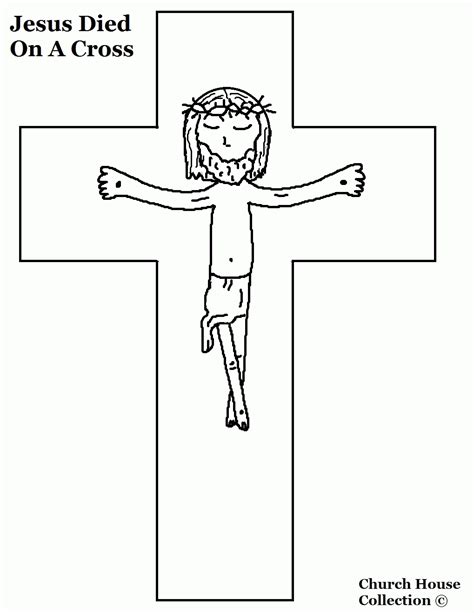 35 Jesus On Cross Coloring Pages Mihrimahasya Coloring Kids