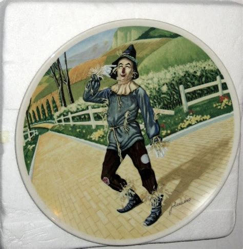 Wizard Of Oz Scarecrow If I Only Had A Brain Knowles Collector Plate