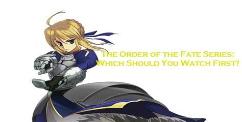 In chronological order you can watch fate/zero, fate/stay the night (including unlimited blade works and heaven's feel), and fate/extra. The Order of the Fate Series: Which Should You Watch First?