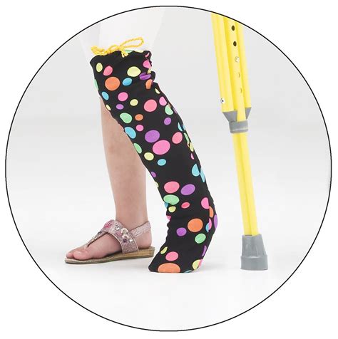 Have Fun With Your Leg Cast Wearing This Lots Of Dots Legz Cast