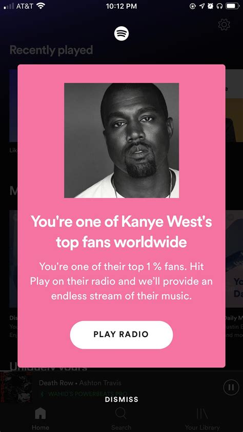 Top 1 On Spotify Kanye