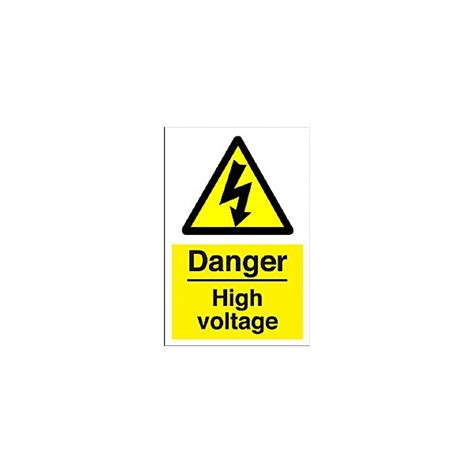 Danger High Voltage Sign Awareness And Safety Signs