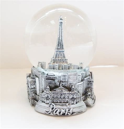 Paris France Eiffel Tower Snow Globe 65mm 11street Malaysia Home
