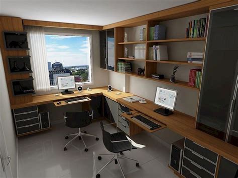 43 Tiny Office Space Ideas To Save Space And Work Efficiently Small