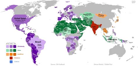 Most Religious Places In The World Map Business Insider