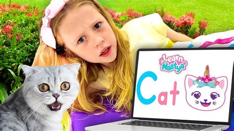 Nastya Is Teaching A Friend Cool Game For Kids From Nastya Youtube