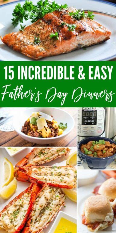 15 Delicious Fathers Day Dinner Ideas Passion For Savings