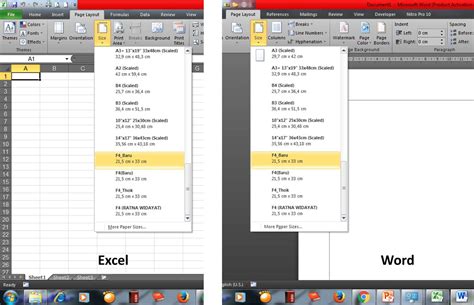 Oke langsung saja saya kali ini berbagi tentang cara bagaimana menambah ukuran f4 atau folio dalam microsoft office word, kita sudah tau bahwa ukuran. 4. Setelah selesai, buka excel atau word lalu cek pada ...