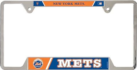 Wincraft Mlb New York Mets Metal License Plate Frame