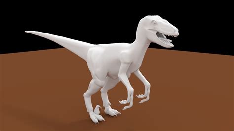 Velociraptor 3d Model Dinosaur Free 3d Model Cgtrader