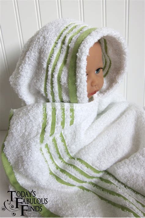 Todays Fabulous Finds Hooded Bath Towel Tutorial