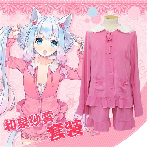 Halloween Cosplay Anime Eromanga Sensei Izumi Sagiri Sleepwear Pajamas