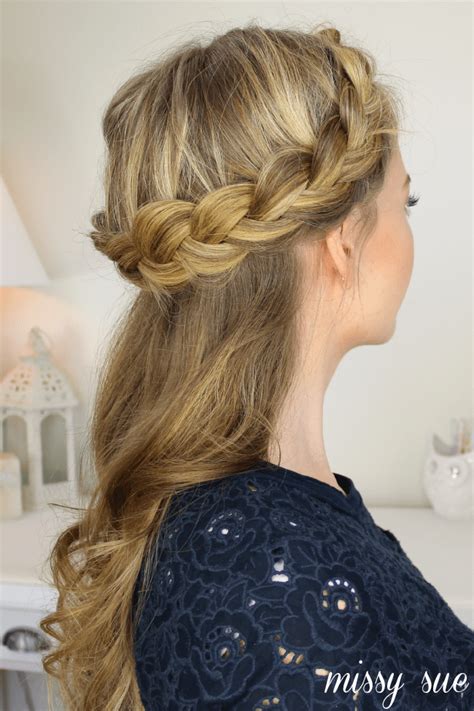 Discover what's popular right now on etsy. Half Up Crown Braid