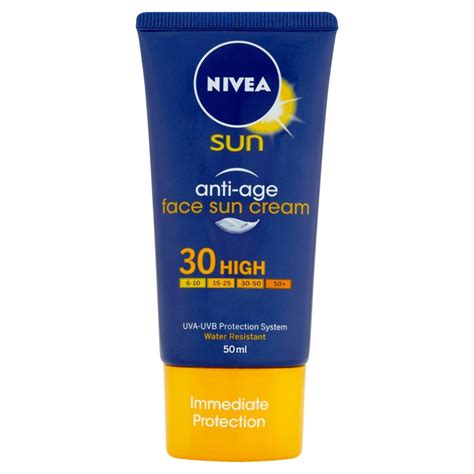 Nivea Sun Anti Age Protection Face Sun Cream High Spf 30 50 Ml