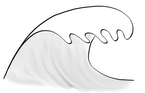 Easy Wave Drawing At Explore Collection Of Easy